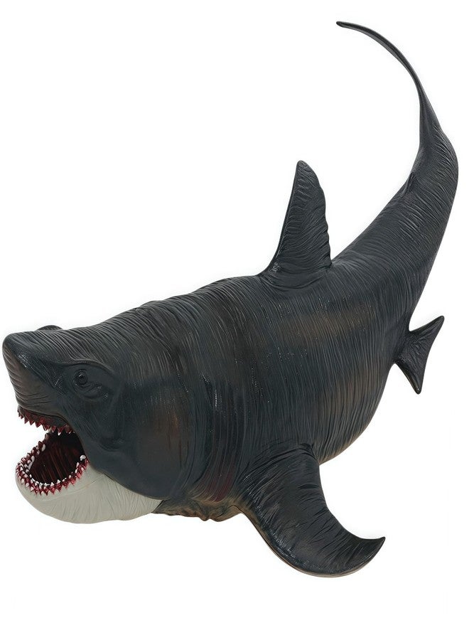 Higherbros Shark Toys with Openable Jaws The Megalodon 11" Ocean World Realistic Marine Animal Creature Action Figure, Great for Bath Toy, Beach Toys, Birthday Gifts Cake Topper - Image 2